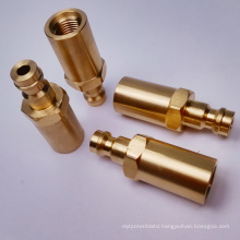 Brass Connectors Part with CNC Turning Processing